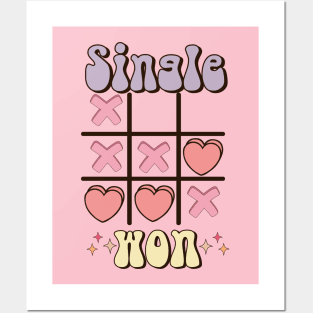 Single Won Games Love Sucks Anti Valentines Day Posters and Art